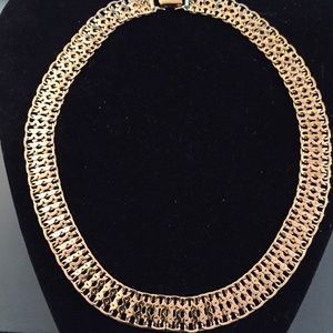 MONET Omega Style Woven Necklace
